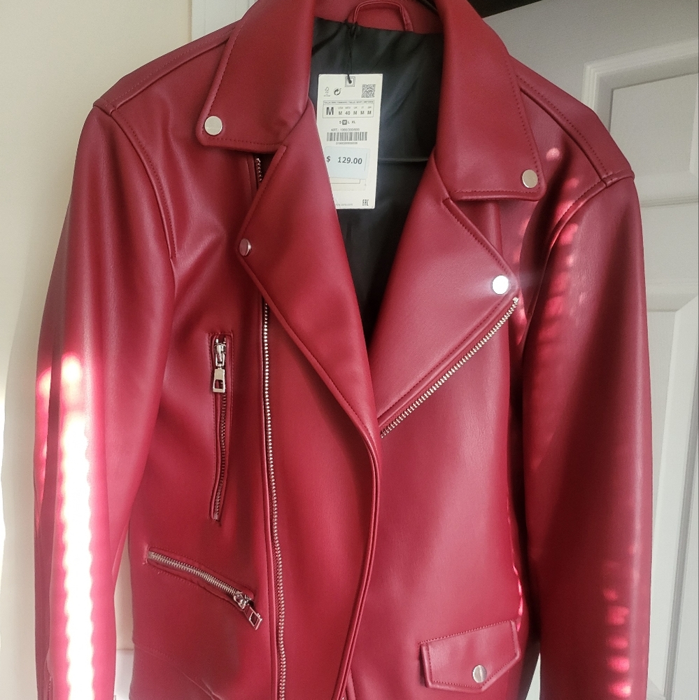 Faux Leather Jacket